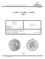 Предварительный просмотр 1 страницы Omega 1154 A Technical Manual