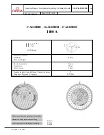 Preview for 1 page of Omega 1400 A Technical Manual