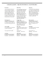 Preview for 2 page of Omega 1400 A Technical Manual