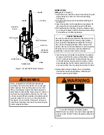 Предварительный просмотр 3 страницы Omega 18207 Operating Instructions & Parts Manual