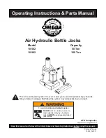 Preview for 1 page of Omega 18502 Operating Instructions & Parts Manual