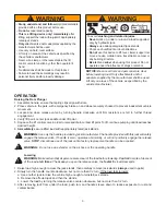 Preview for 3 page of Omega 18502 Operating Instructions & Parts Manual