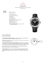 Preview for 1 page of Omega 232.18.42.21.01.001 Manual