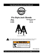 Omega 32105B Operating Instructions & Parts Manual предпросмотр