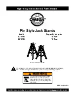 Preview for 1 page of Omega 32105B Operating Instructions & Parts Manual