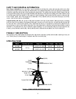 Preview for 2 page of Omega 32105B Operating Instructions & Parts Manual