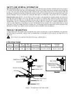 Предварительный просмотр 2 страницы Omega 41003 Operating Instructions & Parts Manual