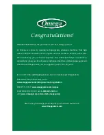 Предварительный просмотр 2 страницы Omega 8006 User Manual