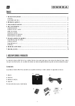 Preview for 2 page of Omega 8050602 User Manual