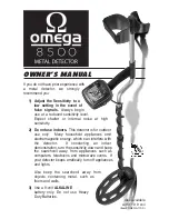 Preview for 1 page of Omega 8500 Owner'S Manual
