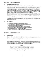 Предварительный просмотр 4 страницы Omega 865 User Manual