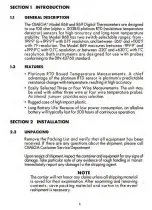 Preview for 4 page of Omega 868F User Manual