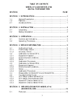 Preview for 3 page of Omega 871A User Manual