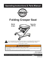 Preview for 1 page of Omega 91000 Operating Instructions & Parts Manual