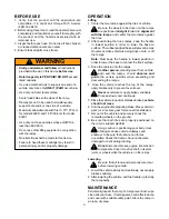 Preview for 3 page of Omega 93200 Operating Instructions & Parts Manual