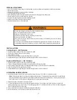Preview for 2 page of Omega 94301 Operating Instructions