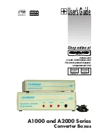 Omega A1000 Series User Manual предпросмотр