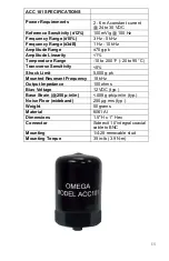 Preview for 19 page of Omega ACC320 User Manual