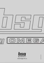 Preview for 60 page of Omega BSG 3800 RE Manual