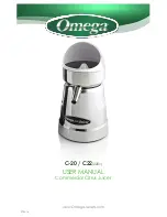 Предварительный просмотр 1 страницы Omega C-20 User Manual