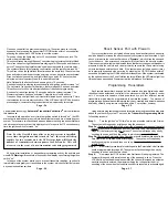 Предварительный просмотр 7 страницы Omega C-4SRS Owner'S Manual
