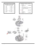 Предварительный просмотр 4 страницы Omega Calibre 1151 A Technical Manual