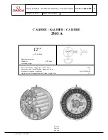 Preview for 1 page of Omega Calibre 3303 A Technical Manual