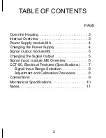 Предварительный просмотр 3 страницы Omega CCT-80 Series User Manual