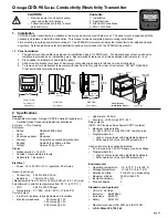 Preview for 3 page of Omega CDTX-90 Series User Manual