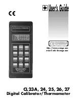 Omega CL23A User Manual предпросмотр