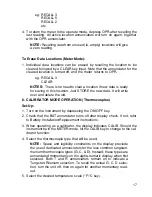 Preview for 19 page of Omega CL25 User Manual