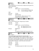 Preview for 79 page of Omega CL3001 User Manual