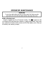 Preview for 9 page of Omega CL3512 Operating Instructions Manual