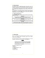 Preview for 3 page of Omega CL3512A User Manual