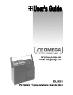 Preview for 1 page of Omega CL551 User Manual