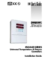 Предварительный просмотр 1 страницы Omega CN3440 SERIES User Manual