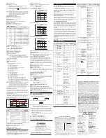 Preview for 2 page of Omega CN38S Manual