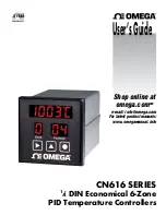 Preview for 1 page of Omega CN616TC1 User Manual