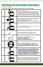 Предварительный просмотр 12 страницы Omega COLD PRESS 365 H3000RED Manual