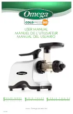 Omega Cold Press 365 TWN30 Series User Manual preview