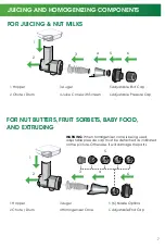 Preview for 9 page of Omega COLDPRESS 365 JCUBE500MB User Manual