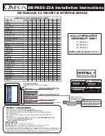 Omega DB-PASS-23A Installation Instructions preview