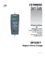 Предварительный просмотр 1 страницы Omega DFG207 User Manual