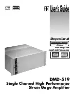 Предварительный просмотр 1 страницы Omega DMD-519 User Manual