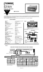 Omega DP18-P7 Instruction Sheet preview