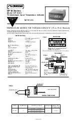 Omega DP18-SC Instruction Sheet preview