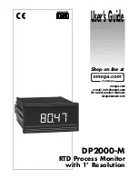 Preview for 1 page of Omega DP2000-M User Manual