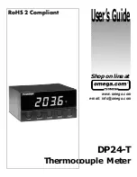 Preview for 1 page of Omega DP24-T User Manual