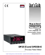 Предварительный просмотр 2 страницы Omega DP25-E User Manual