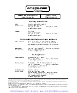 Preview for 3 page of Omega DP25-E User Manual